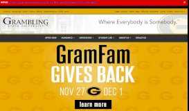 
							         Grambling State University - Homepage								  
							    