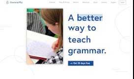
							         GrammarFlip: The Interactive Online Grammar and Writing Program								  
							    