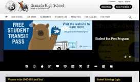 
							         Granada High / Homepage								  
							    