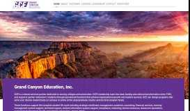 
							         Grand Canyon Education, Inc. – Higher Education Services								  
							    