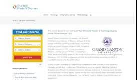 
							         Grand Canyon University - Accreditation, Applying, Tuition, Financial ...								  
							    