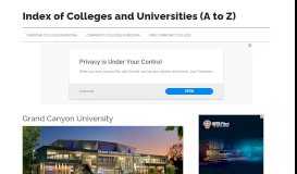 
							         Grand Canyon University – GCU – Private, Christian University in ...								  
							    