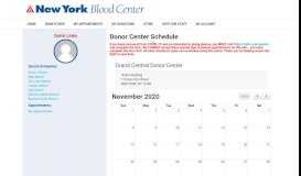 
							         Grand Central Donor Center - Donor Portal - New York Blood Center								  
							    