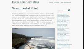 
							         Grand Portal Point | Jacob Emerick's Blog								  
							    