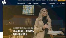 
							         Grand Rapids Theological Seminary - Cornerstone University								  
							    