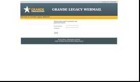 
							         Grande Communications Webmail								  
							    