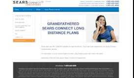 
							         Grandfathered Sears Connect Long Distance plans | Sears ...								  
							    