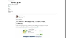 
							         Grange Insurance Releases Mobile App for Customers - Coverager								  
							    