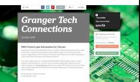 
							         Granger Tech Connections | Smore Newsletters for Education								  
							    