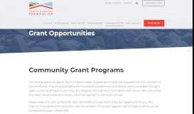 
							         Grant Opportunities - Santa Barbara Foundation								  
							    