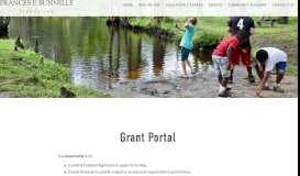 
							         Grant Portal - Frances P. Bunnelle Foundation								  
							    
