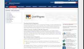 
							         Grant Programs | GRANTS.GOV								  
							    