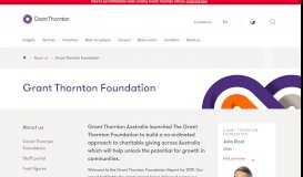 
							         Grant Thornton Foundation								  
							    