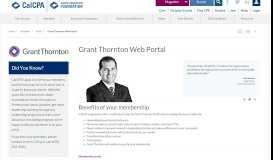 
							         Grant Thornton Web Portal - California Society of CPAs								  
							    