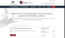 
							         GrantConnect: GrantConnect Homepage								  
							    