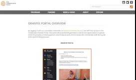 
							         Grantee Portal Overview - Christensenfund								  
							    