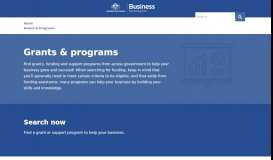 
							         Grants and assistance | business.gov.au								  
							    
