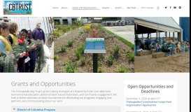 
							         Grants and Opportunities - Chesapeake Bay Trust								  
							    