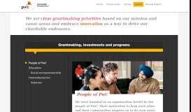 
							         Grants and programs: PwC Charitable Foundation, Inc.								  
							    