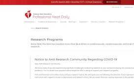 
							         Grants@Heart - American Heart Association								  
							    