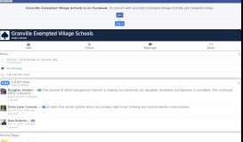 
							         Granville Exempted Village Schools - Home | Facebook								  
							    