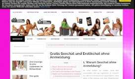 
							         Gratis Sexchat und Erotikchat ohne Anmeldung - Deutscher Sexchat								  
							    