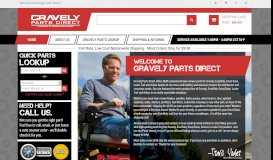 
							         Gravely Parts Direct								  
							    