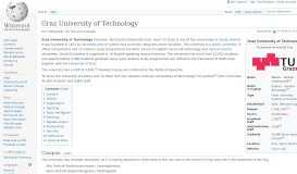 
							         Graz University of Technology - Wikipedia								  
							    