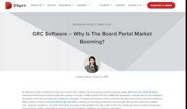
							         GRC Software - Why Is The Board Portal Market Booming?								  
							    