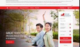 
							         Great Eastern Singapore - Life & General Insurance Company ...								  
							    