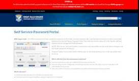 
							         Great Falls College MSU: Self Service Password Portal - Test Site								  
							    