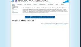 
							         Great Lakes - National Weather Service								  
							    