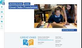 
							         Great Oaks Foundation Charter Schools NYC - New Designs Grantee ...								  
							    