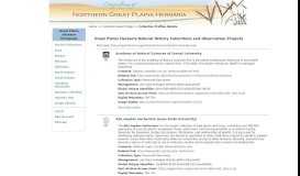 
							         Great Plains Herbaria Cornell College Herbarium Collection Profiles								  
							    