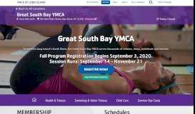 
							         Great South Bay YMCA | YMCA of Long Island								  
							    
