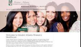 
							         Greater Atlanta Women's Healthcare | Obstetrics & Gynecology Atlanta ...								  
							    