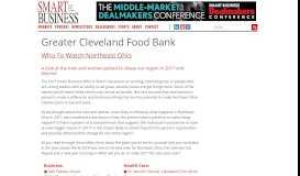 
							         Greater Cleveland Food Bank Archives - Smart Business Magazine								  
							    
