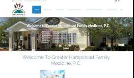 
							         Greater Hampstead Family Medicine – In Sickness and In Health								  
							    