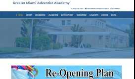 
							         Greater Miami Adventist Academy								  
							    