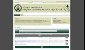 
							         Greater New Bedford Regional Vocational Technical High ... - TalentEd								  
							    