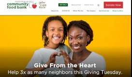
							         Greater Pittsburgh Community Food Bank: Home								  
							    