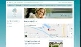 
							         Greece Office - Women Gynecology and Childbirth Associates, P.C.								  
							    