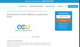 
							         Greek Catholic Union Medicare Supplement | Plans F, G & N								  
							    