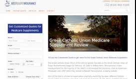 
							         Greek Catholic Union Medicare Supplement Review | Best Quote ...								  
							    