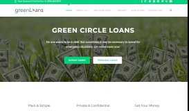 
							         Green Circle Loans - Plain and Simple Online Loans								  
							    