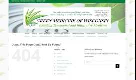 
							         Green Medicine of Wisconsin 920-651-3600 Patient Portal								  
							    