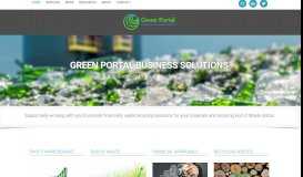 
							         Green Portal Business Solutions for the recycling industry								  
							    