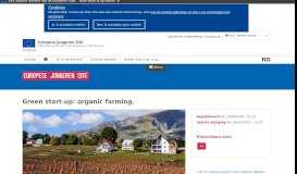 
							         Green start-up: organic farming. | European Youth Portal								  
							    