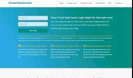 
							         Green Trust Cash Loans Login - Green Gate Loan								  
							    