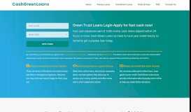 
							         Green Trust Loans Login - Cash Green Loans								  
							    